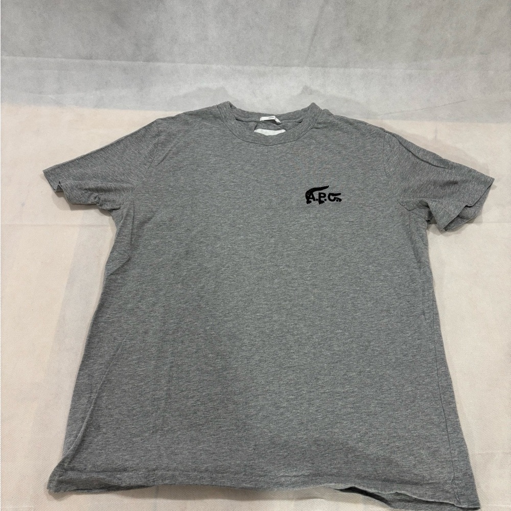 Lacoste A.P.C. Unisex Relaxed Fit Cotton T-shirt, Size L,